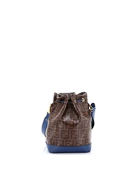 Pre-Owned Fendi Small Mon Tresor Bucket Bag Zucca Coated Canvas
