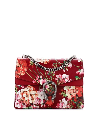 Pre-Owned Gucci Medium Dionysus Bag Blooms Print Leather