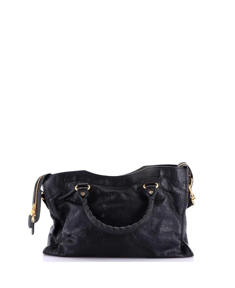 Pre-Owned Balenciaga Medium City Giant Studs Bag Leather