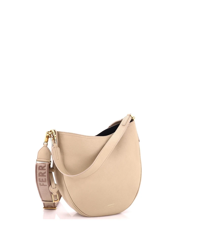 Pre-Owned Salvatore Ferragamo Medium Smile Hobo Bag Leather