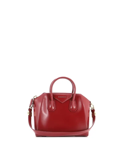 Pre-Owned Givenchy Small Antigona Bag Glazed Leather