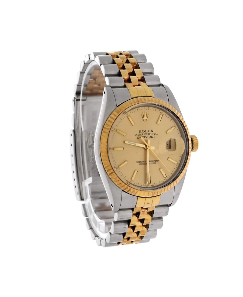 Pre-Owned Rolex Oyster Perpetual Datejust Automatic Watch in Stainless Steel and Gold 36mm