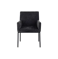 Meridian Furniture Reeves chenille Fabric Dining Chair