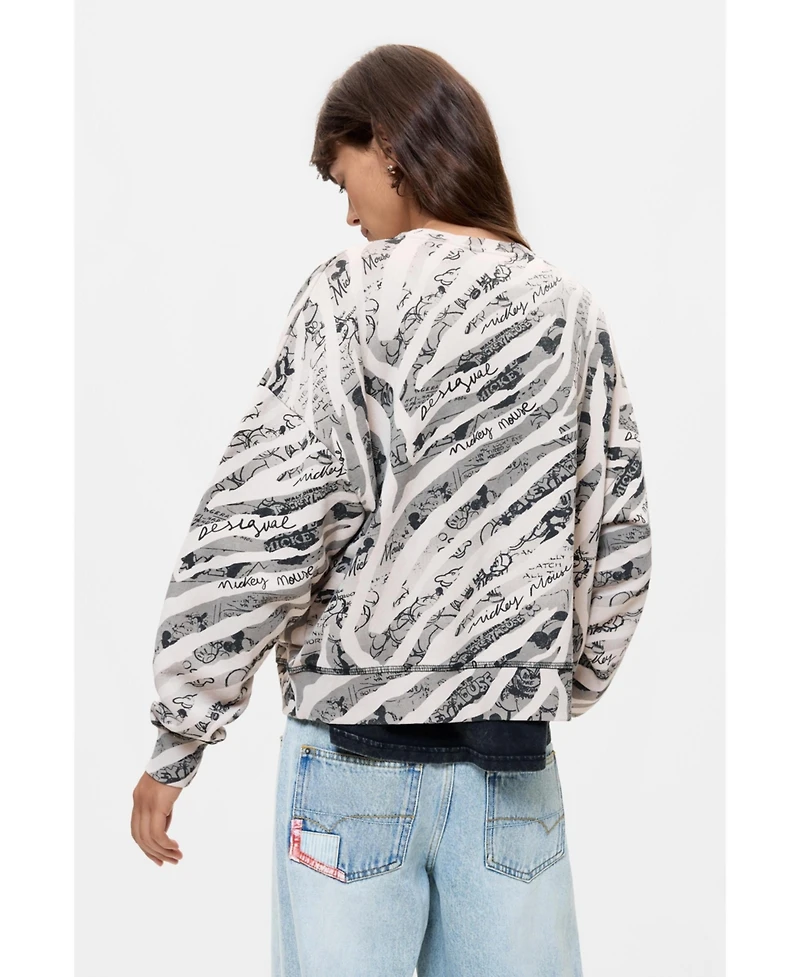 Desigual Women's Printed Mickey sweatshirt