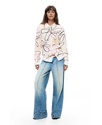 Desigual Women's Floral print sweatshirt