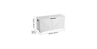 Flynama Wooden Kids Storage Toy Bench