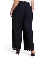 Eloquii Plus High-Rise Wide-Leg Pull-On Pants
