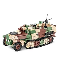 Cobi Historical Collection Wwii Sd.kfz. 251/9 Stummel 485-Piece Vehicle Building Set, Ages 8+