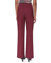 Dkny Petite Tech Tailoring Straight-Leg Mid-Rise Trouser