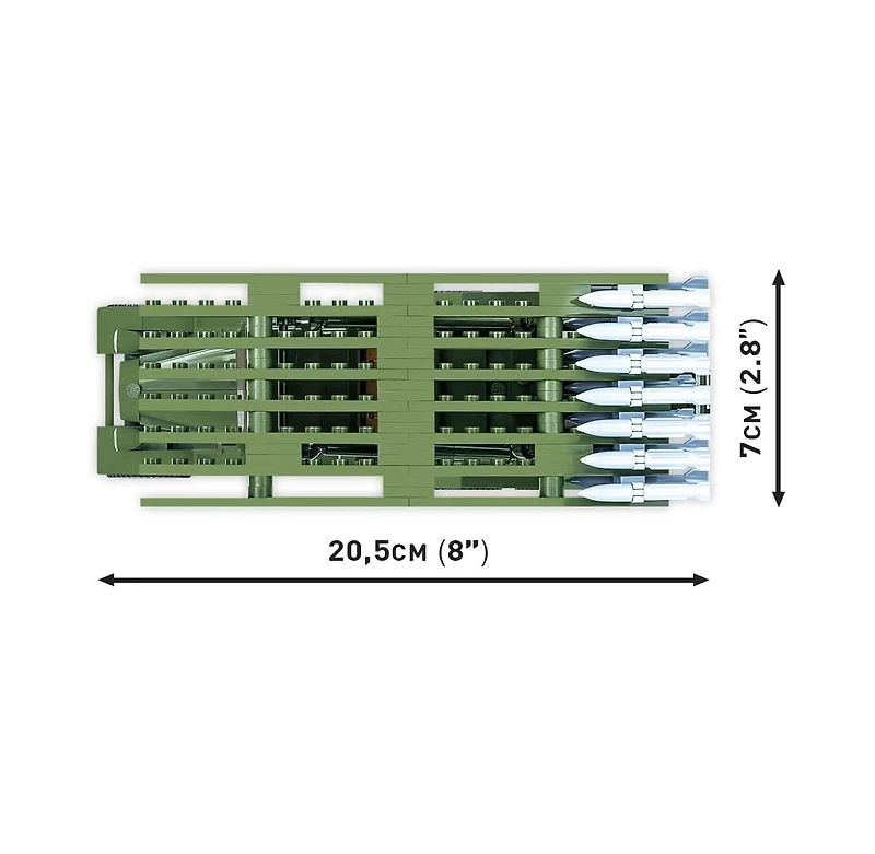 Cobi World War Ii Bm-13 Katyusha (Zis-6) 440-Piece Building Set, Ages 8+