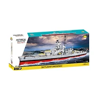 Cobi Historical Collection World War Ii Battleship Gneisenau 4835 2,417-Piece Building Set, Ages 11+