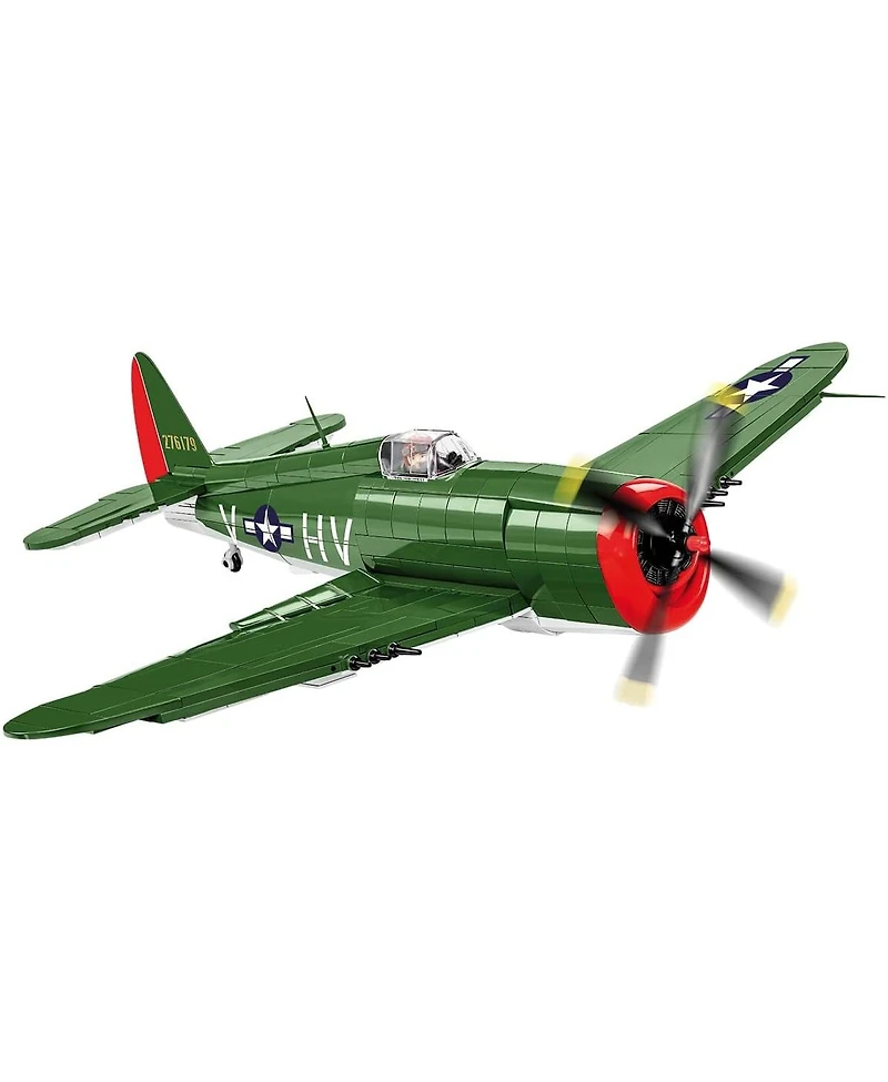 Cobi World War Ii P-47 Thunderbolt 477-Piece Building Set, Ages 8+