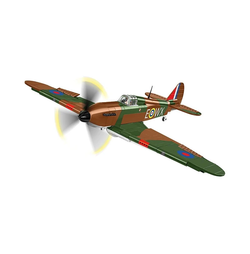 Cobi Historical Collection Wwii Hawker Hurricane (No 302 Sqn. Raf) 375-Piece Building Set, Ages 8+