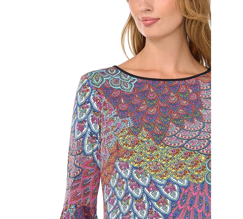 Sam & Jess Women's Bell-Sleeve Top