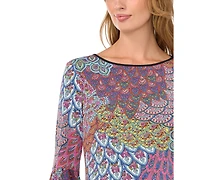 Sam & Jess Women's Bell-Sleeve Top