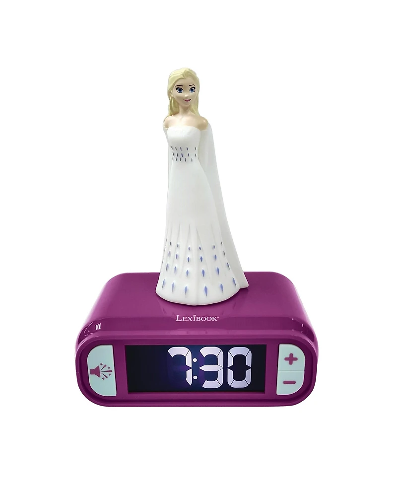 Disney Frozen Elsa 7.2" Digital Night Light Snooze Alarm Clock