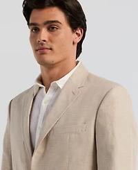 Perry Ellis Men's Herringbone Linen Blazer