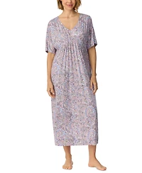 Ellen Tracy Women's V-Neck Pockets Nightgown