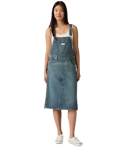 Levi's Women's Relaxed Fit Sleeveless Skirtall Dress