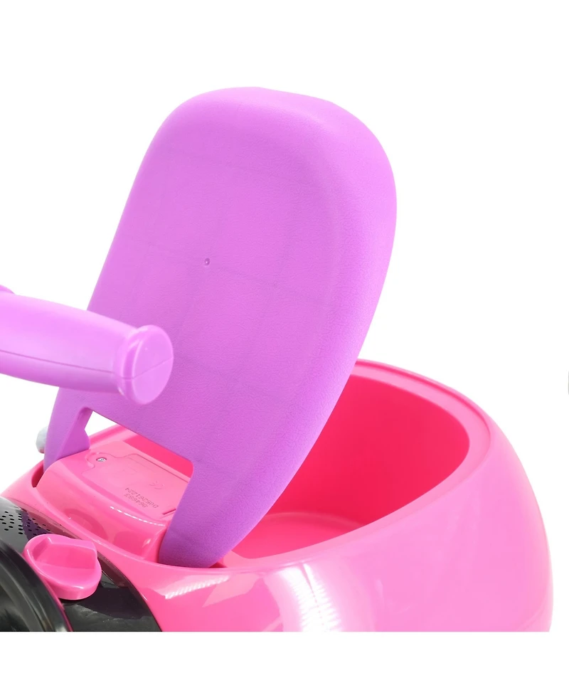 Kiddieland Zoom Zoom Ride-On Minnie with Foldable Handlebar & Interactive Dashboard, Ages 1+