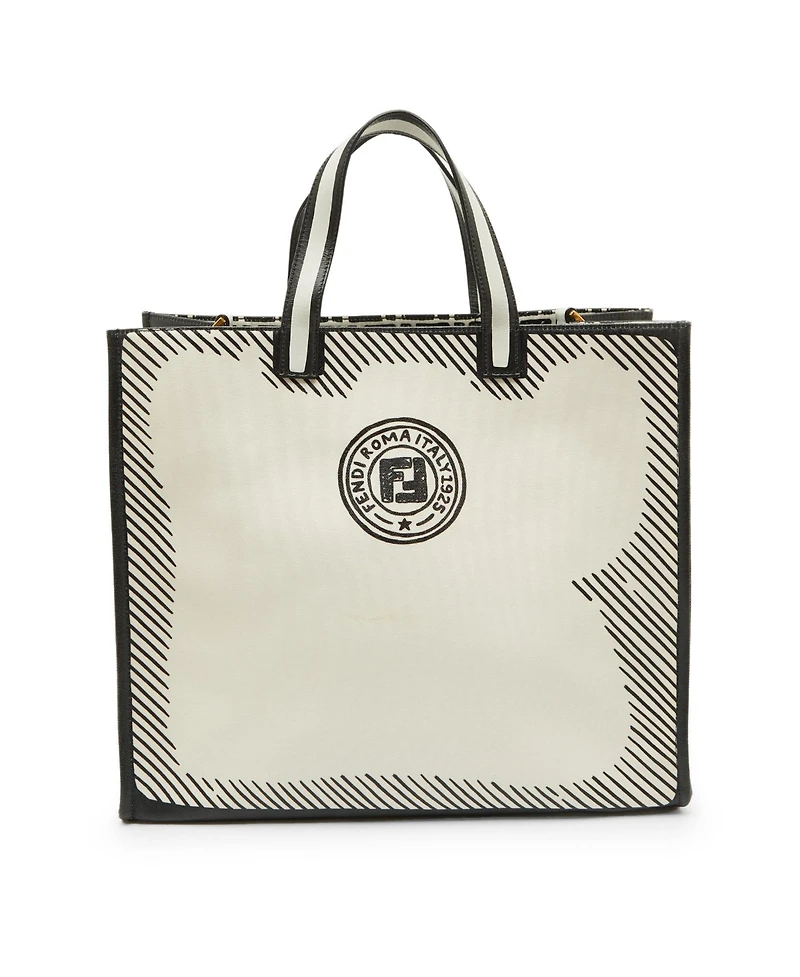 Pre-Owned Fendi Coated Canvas Tote Bag