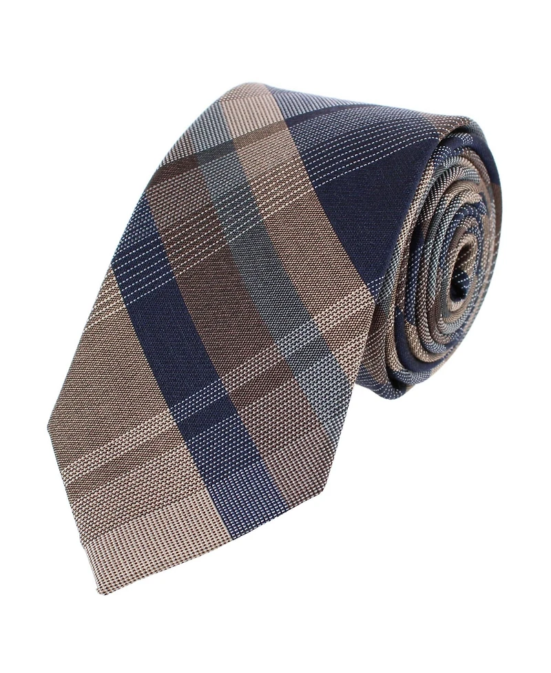 Trafalgar Men's Rolando Plaid Silk-Wool Blend Slim Tie