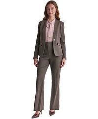 Bcbg Women's Plaid Shoulder-Padding Blazer
