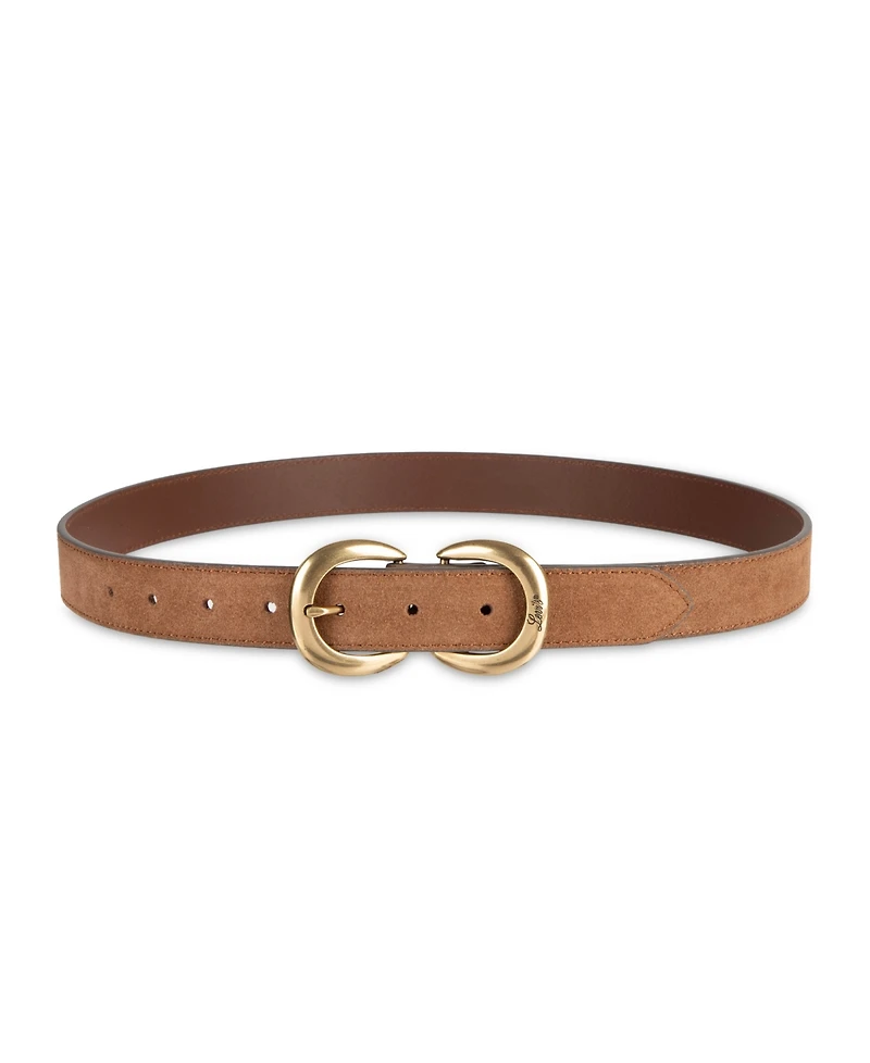 Levi's Casual Double Buckle Suede Leather Belt