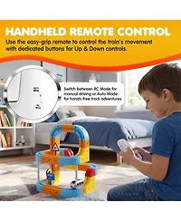 Contixo MT5 3D Gear Track Motorized Remote Control 147-Piece Building Set, Ages 6+