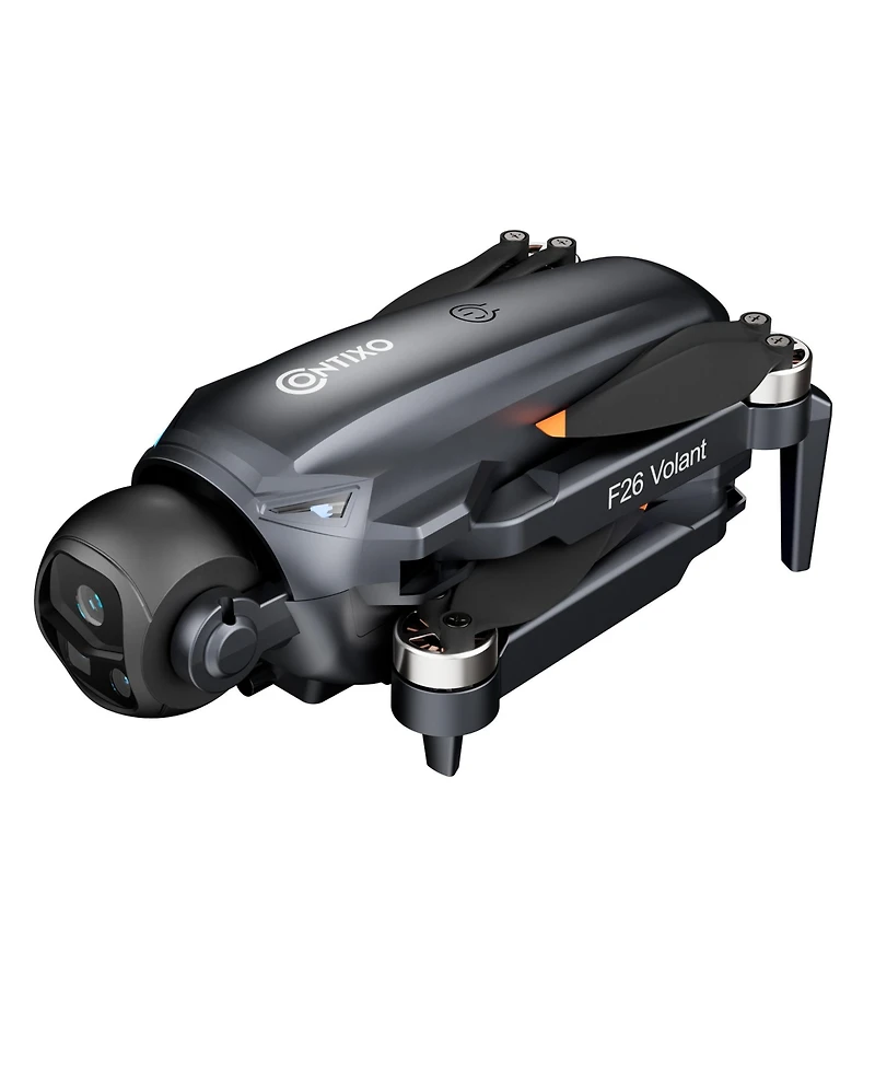 Contixo F26 Volant Fpv Drone, 2 Batteries with 18 Min Flight Each, 4.3" Screen Controller, Optical Flow, 4-Sided Obstacle Avoidance, Ages 14+