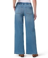 Gloria Vanderbilt Women's High-Rise Wide-Leg Jeans