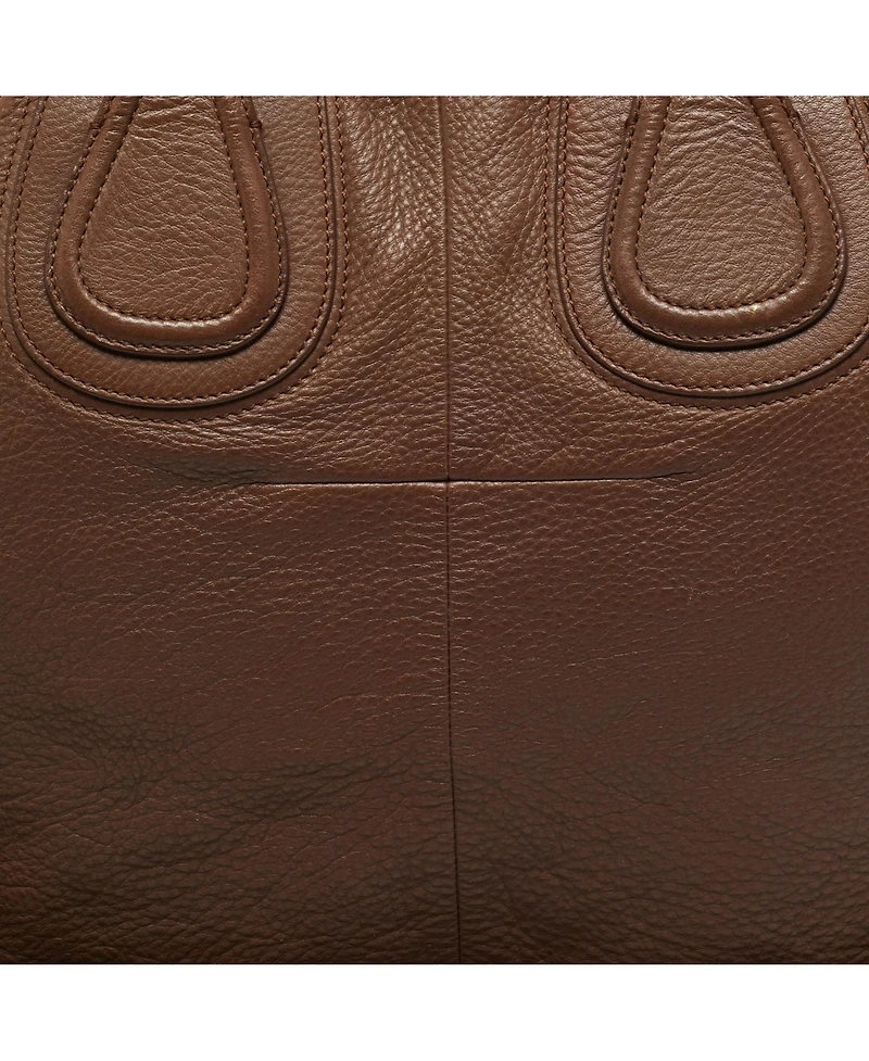 Pre-Owned Givenchy Women's Nightingale Large Pebbled Leather Satchel