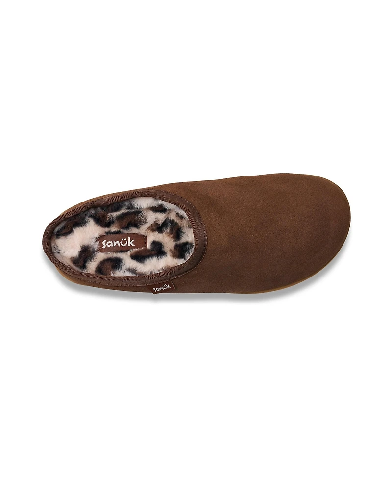Sanuk Women's Yoga Cloud Lounger Leather Slippers