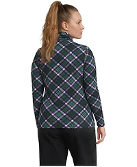 Lands' End Plus Lightweight Jersey Long Sleeve Turtleneck