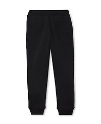 Lands' End Kids Husky High Pile Fleece Lined Jogger Sweatpants