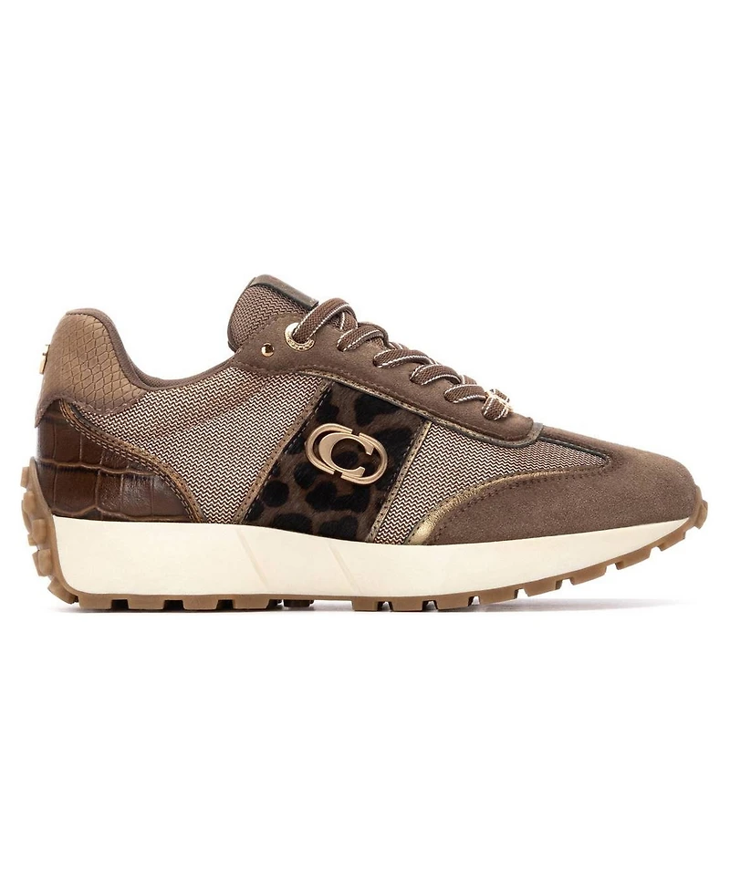 Xti Women's Suede Lace-Up Sneakers Carmela Collection