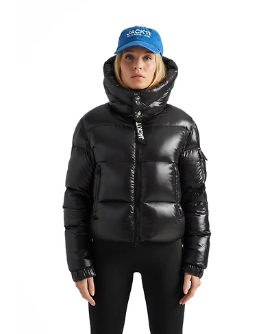 JACK1T Women's High Collar Puffer Jacket