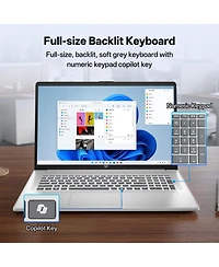 Hp Essential 17t-cn400 17.3" Touchscreen Laptop, 64GB Ram, Wi-Fi 6