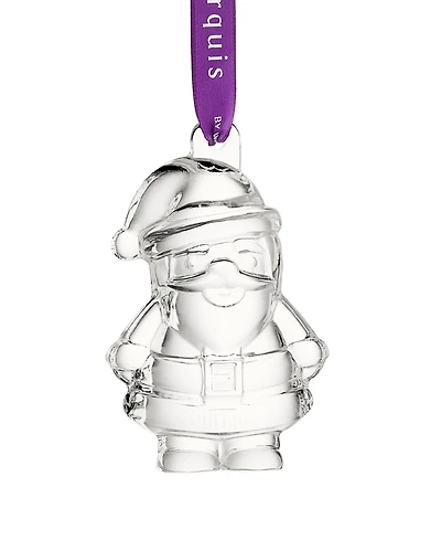 Marquis by Waterford Crystal Holiday Santa Ornament