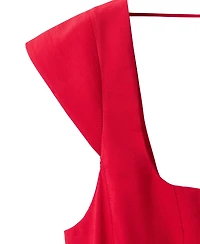 Mango Women's Bow Back A-Line Dress