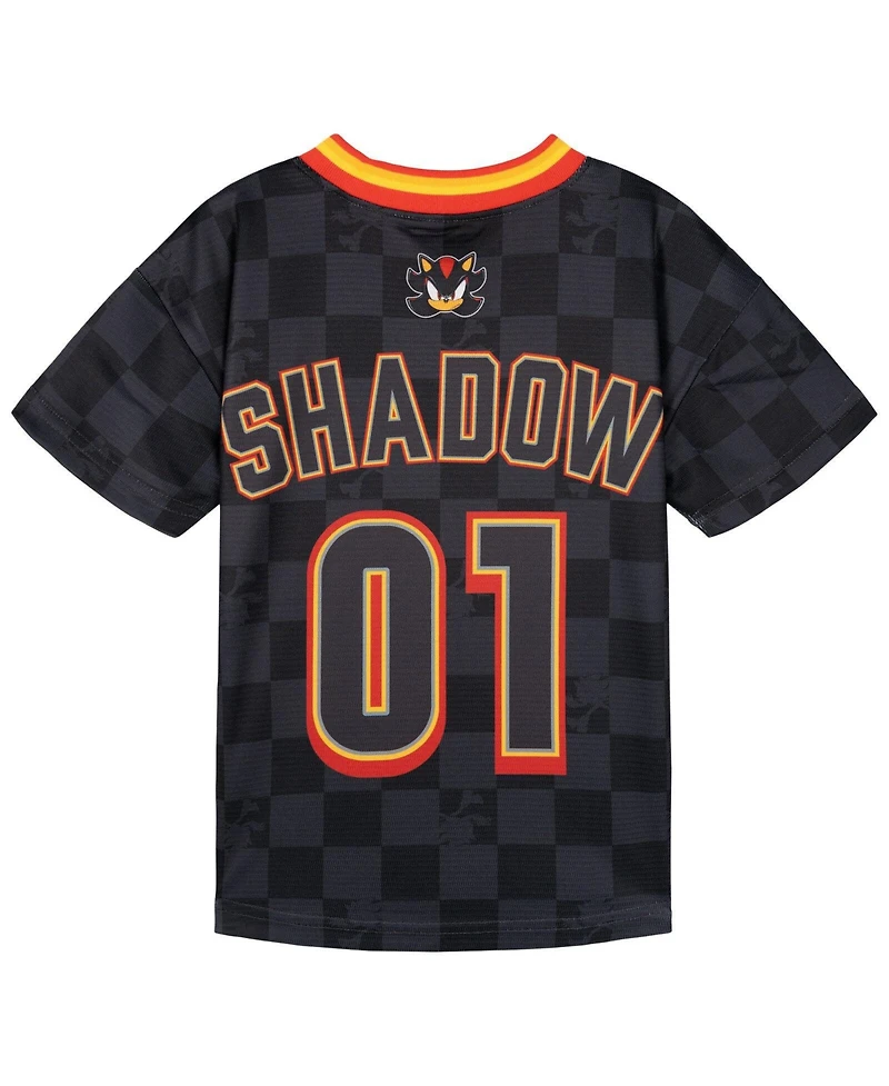 Sonic the Hedgehog Boys' Short Sleeve Mesh Soccer Jersey