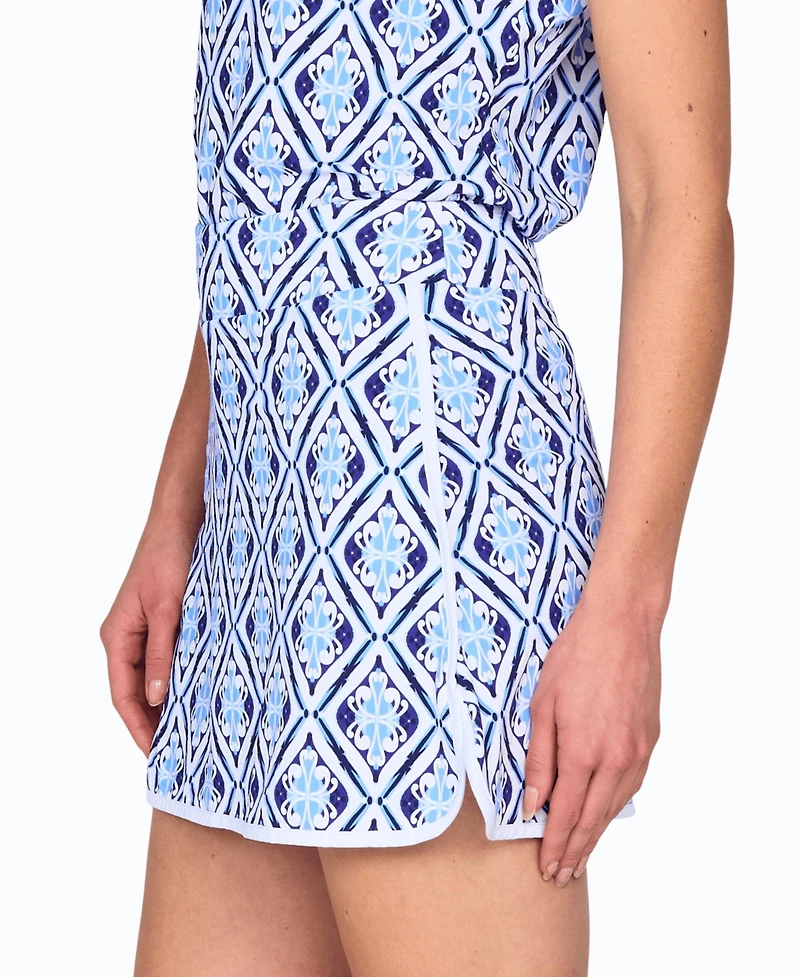 G Lifestyle Clothing Women's Golf Piping Mini Skort