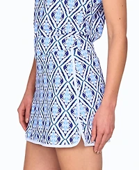G Lifestyle Clothing Women's Golf Piping Mini Skort