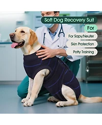 Soft Breathable Surgical Recovery Onesie Suit for Dogs