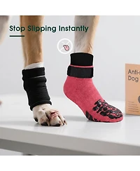 Non-Slip Breathable Recovery and Protective Dog Socks, 2 Pairs