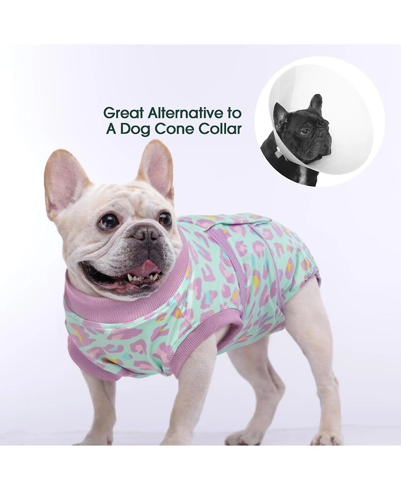 Post-Surgery Recovery Bodysuit for Dogs, Cone Alternative Onesie for Wound and Incision Protection