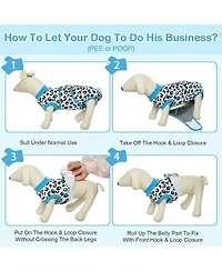 Post-Surgery Recovery Bodysuit for Dogs, Cone Alternative Onesie for Wound and Incision Protection