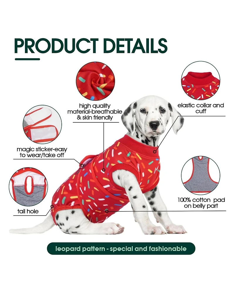 High-Elastic Post-Surgery Recovery Onesie Suit for Dogs and Cats