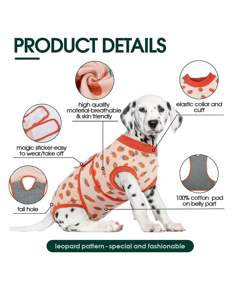 High-Elastic Post-Surgery Recovery Onesie Suit for Dogs and Cats