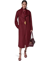 Donna Karan New York Women's Wool-Blend Oversized Coat